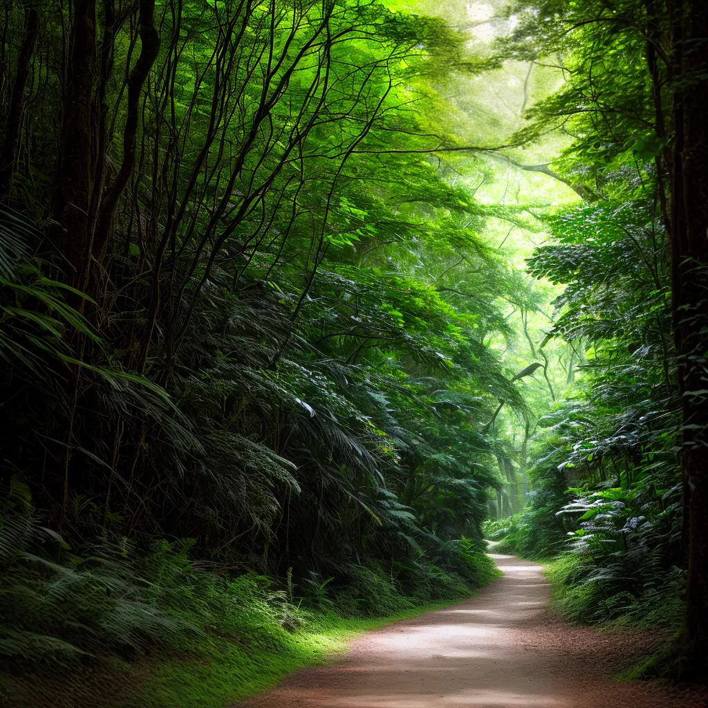Encontrando Respostas: Qual o Significado de Sonhar com Trilhas? 3 Fotos trilha floresta luz autoconhecimento