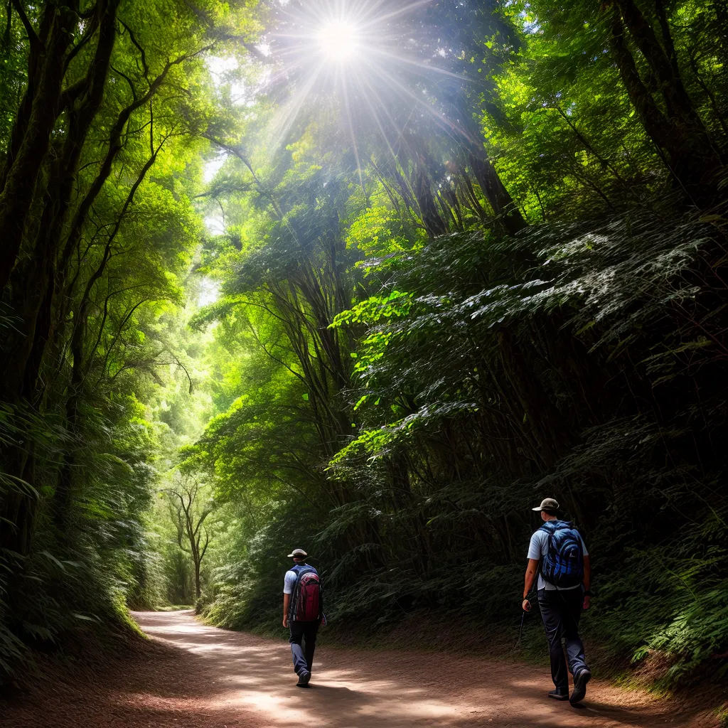 Descubra o que significa sonhar com trilhas 3 Fotos trilha floresta luz sol descoberta 1