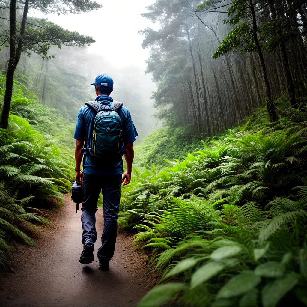 Ecoturismo: Descubra o Que Significa Sonhar com a Natureza 5 Fotos trilha floresta mochila binoculos