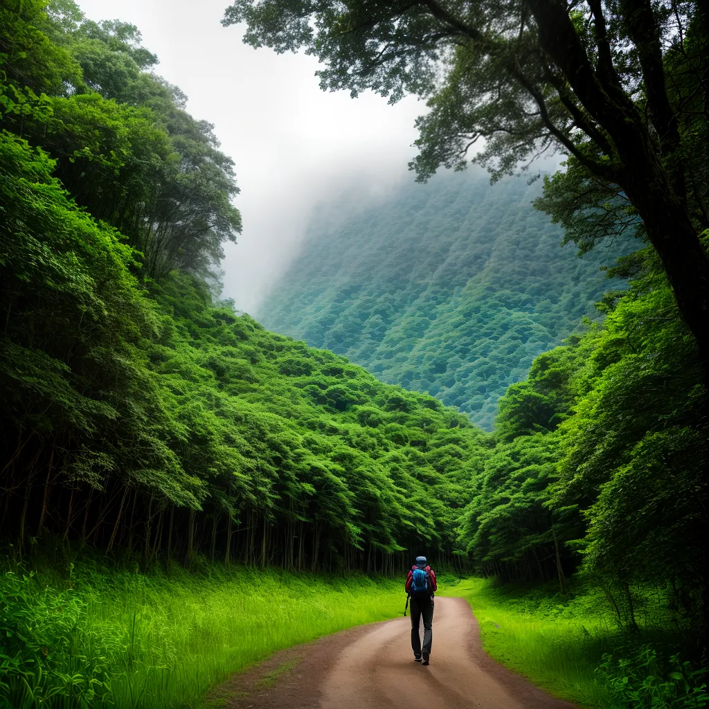 Descubra o Significado dos seus Sonhos com Trilhas e Aventura na Fazenda. 6 Fotos trilha floresta mochila paisagem vista