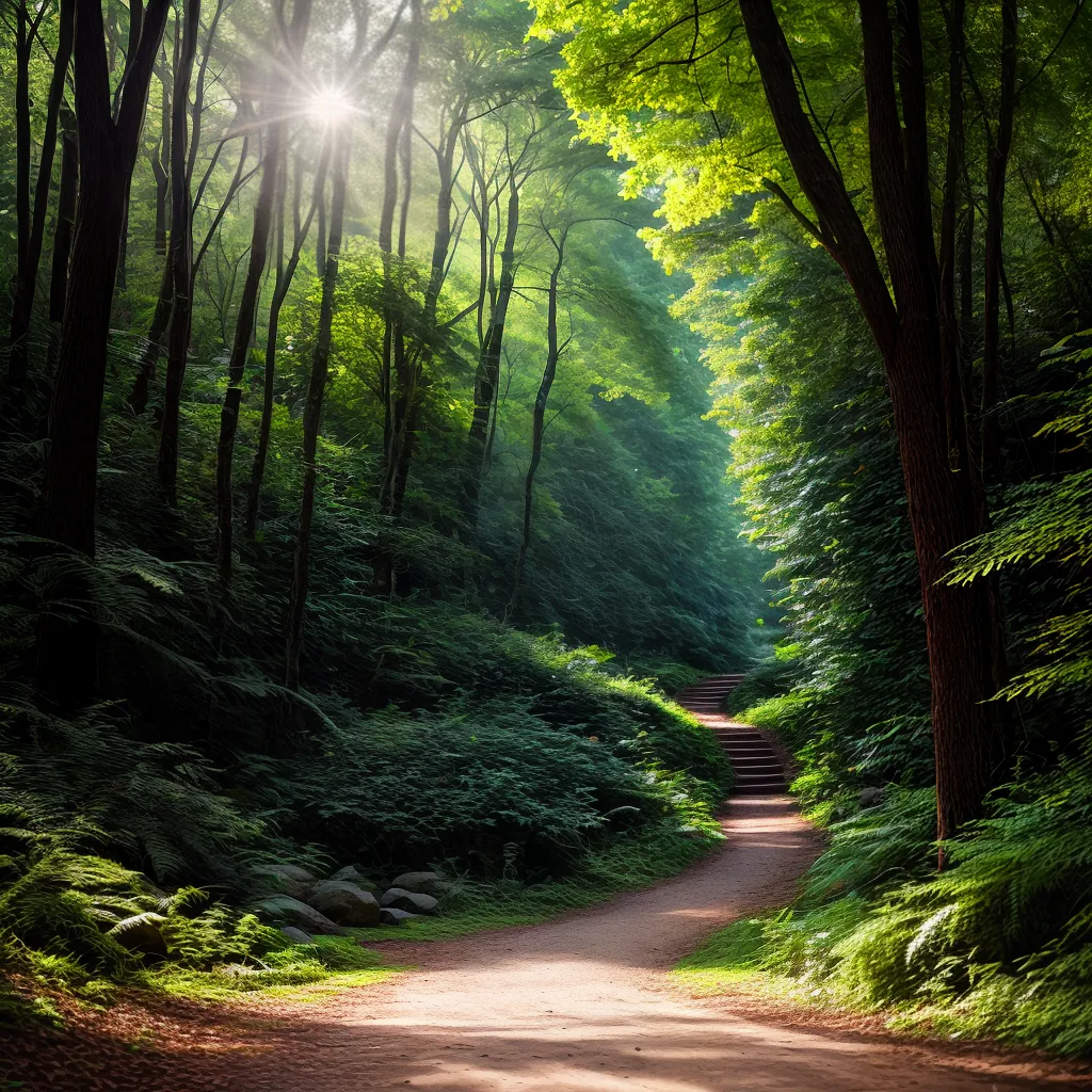 Descubra o Significado dos Sonhos com Caminhos, Pedras e Reuniões 4 Fotos trilha floresta pedras desafios grupo