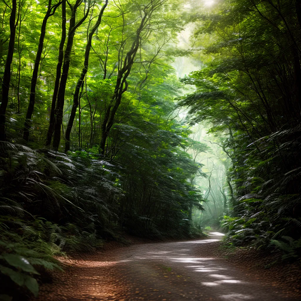 Viagem ao Interior: Descubra o Significado de Sonhar com Trilhas 3 Fotos trilha floresta sol aventura 1