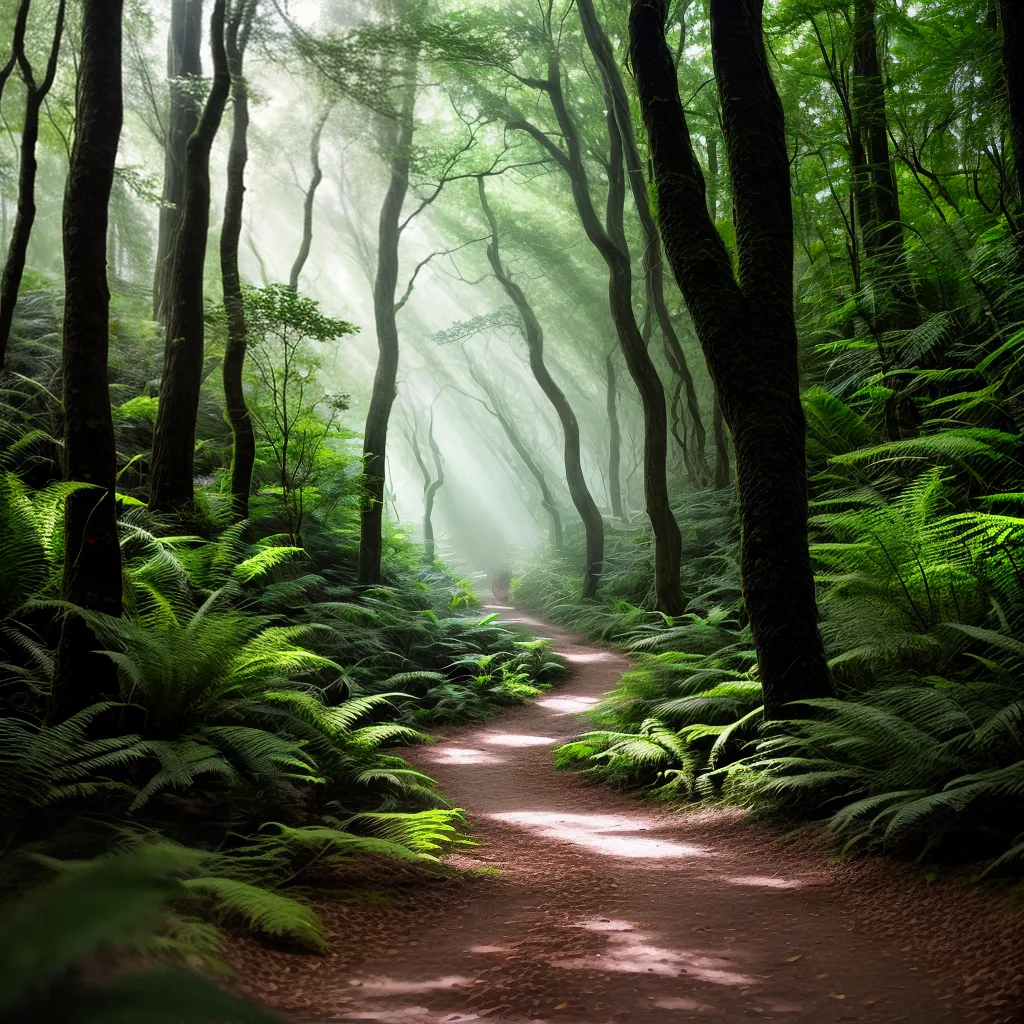 Viagem ao Interior: Descubra o Significado de Sonhar com Trilhas 4 Fotos trilha floresta sol passaros aventura
