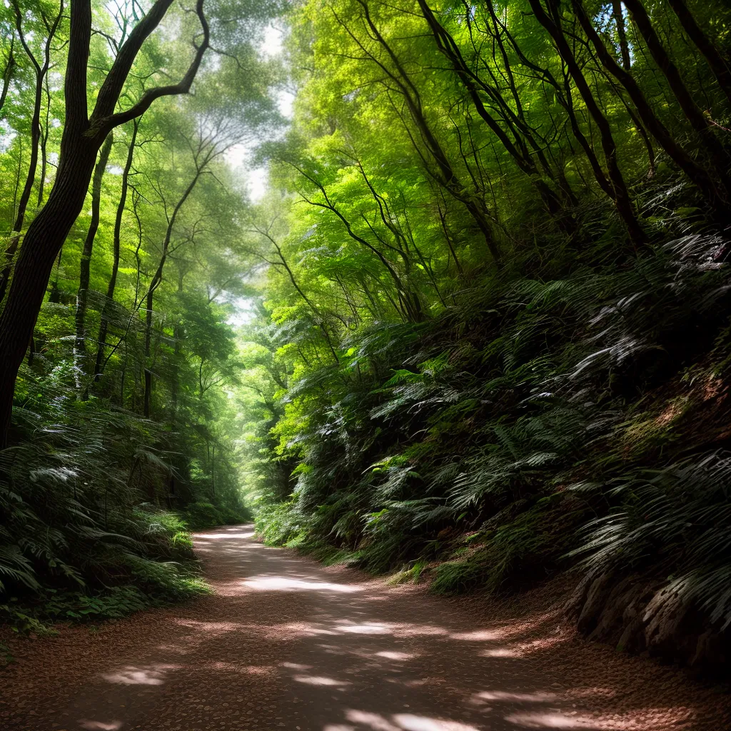 Encontrando Respostas: Qual o Significado de Sonhar com Trilhas? 6 Fotos trilha floresta sombra aventura