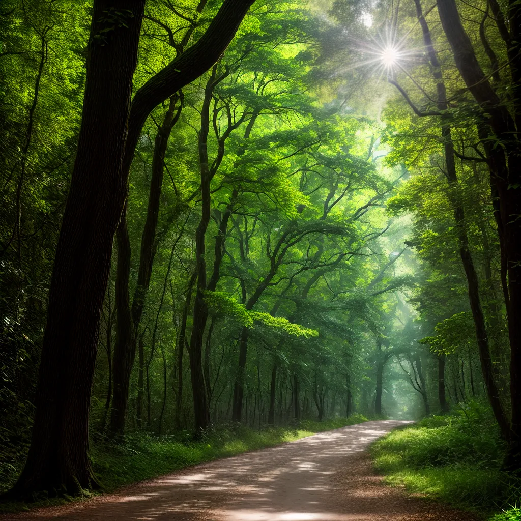 Descubra o que significa sonhar com trilhas 4 Fotos trilha floresta sombra luz aventura 1