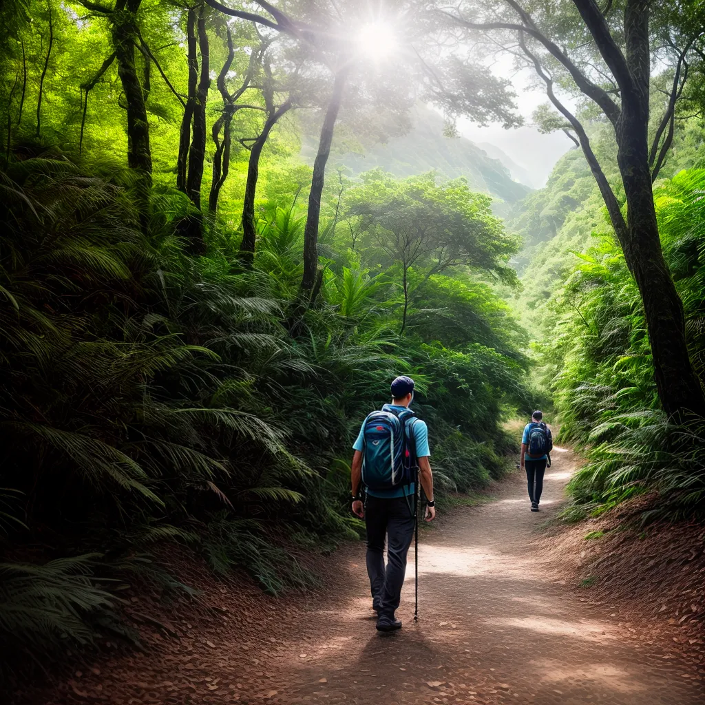 Descubra o Significado de Sonhar com Atividades Sustentáveis na Natureza 2 Fotos trilha floresta sustentabilidade garrafa limpeza