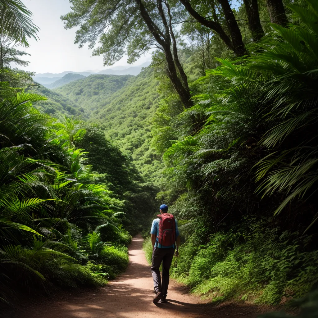 Valiosas Dicas: Significado de Sonhar com Ecoturismo 6 Fotos trilha floresta verde ceu azul
