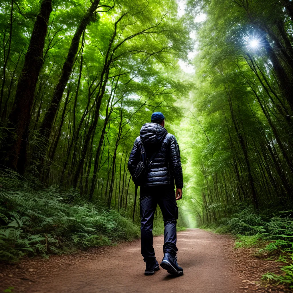 Caminhada na Trilha: Qual o Significado de Sonhar com Natureza? 6 Fotos trilha floresta verde flor serenidade