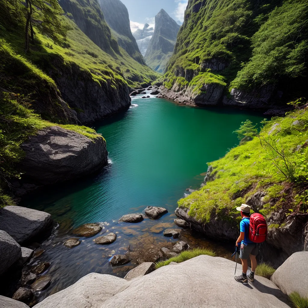 Turismo Sustentável: Explorando a Fragilidade Humana e a Busca pela Felicidade Plena nos Lugares 4 Fotos trilha garrafa mochila sustentavel
