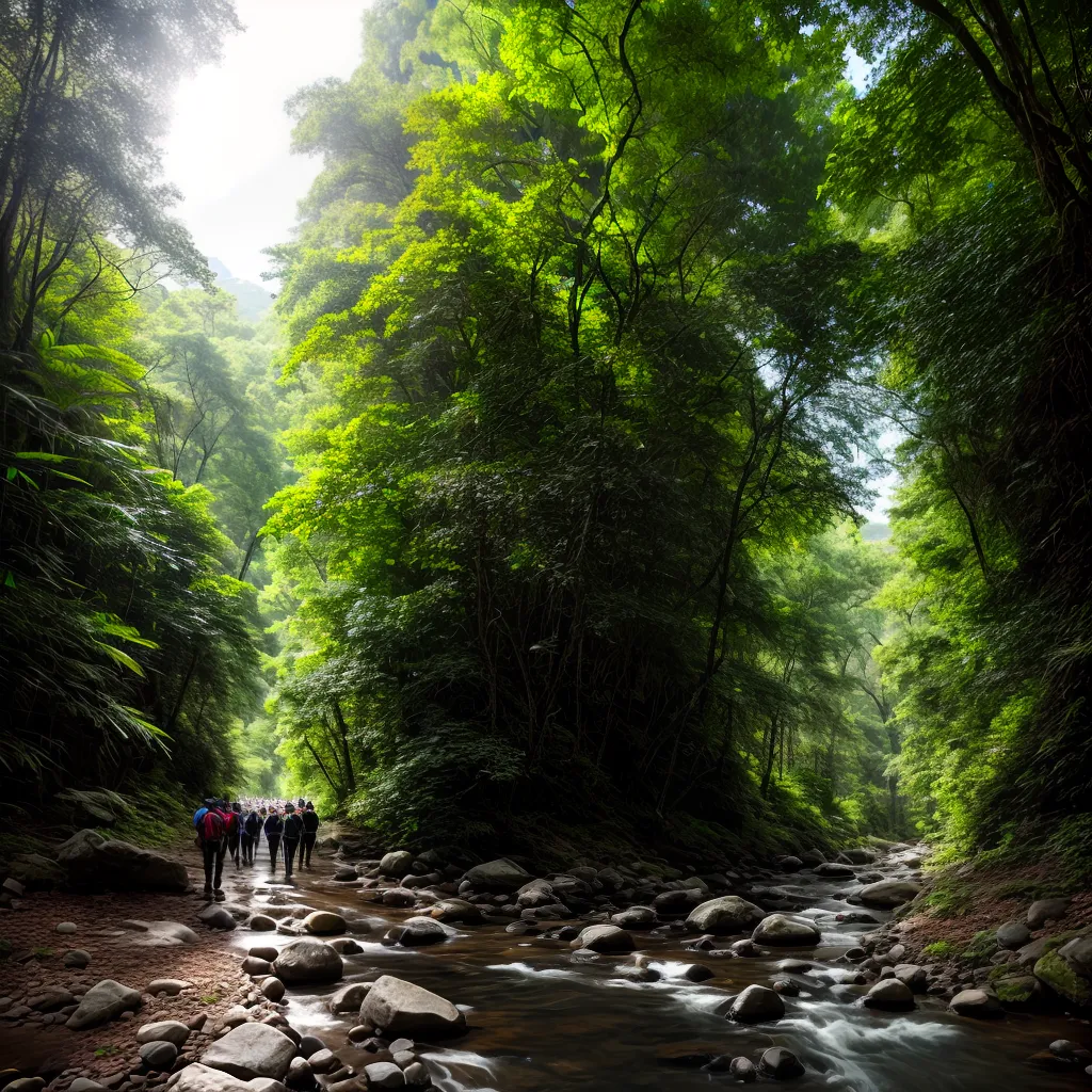 Fotos trilha guia turismo sustentavel ambiente