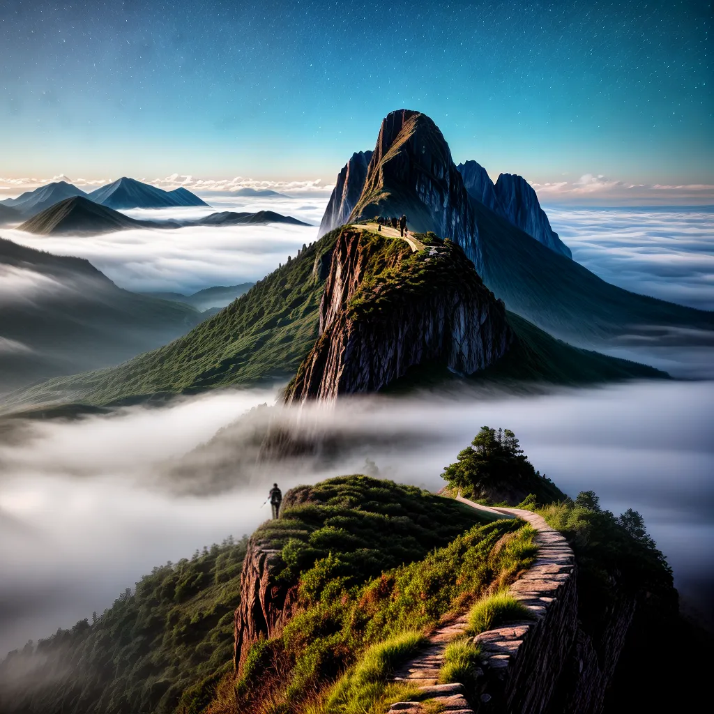 A trilha dos sonhos: decifrando seus significados e interpretações 5 Fotos trilha montanha nevoa aventura sonhos