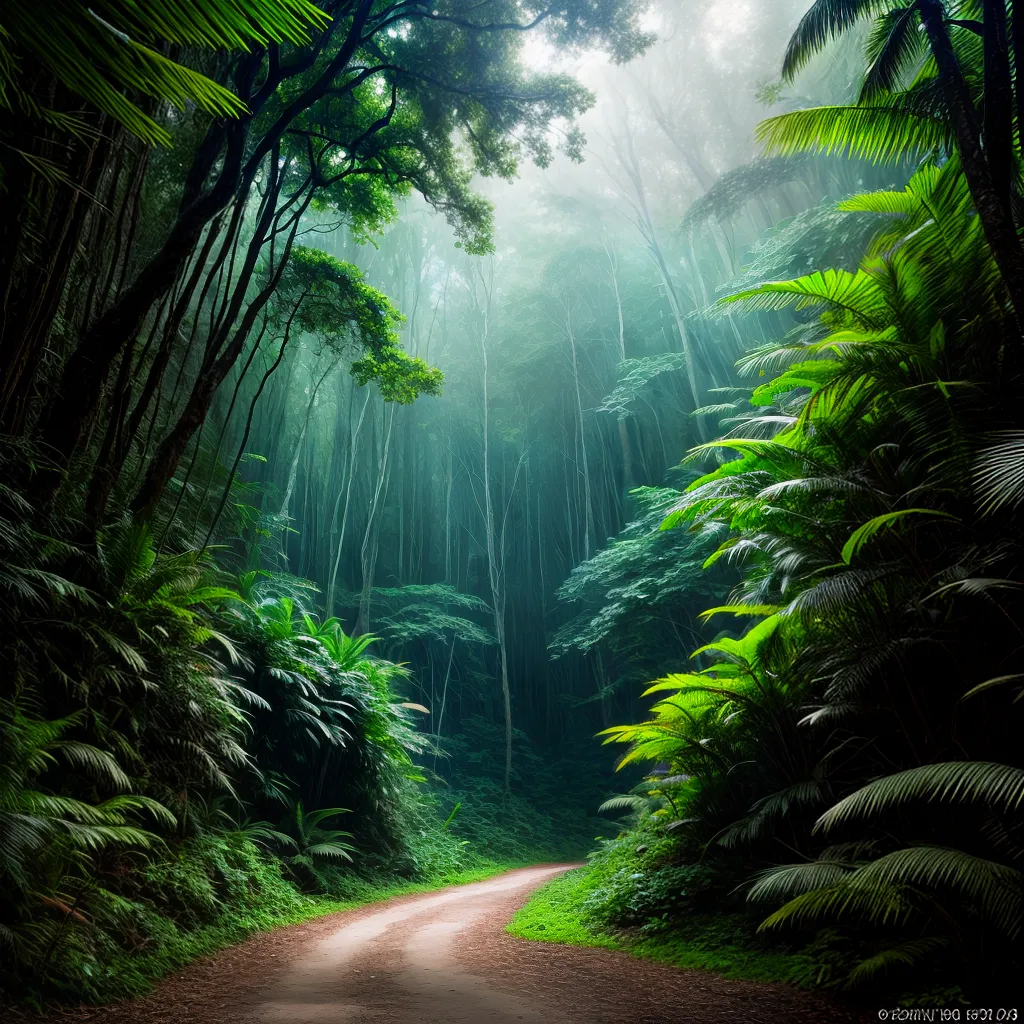 Fotos trilha selva luz misterio sonhos