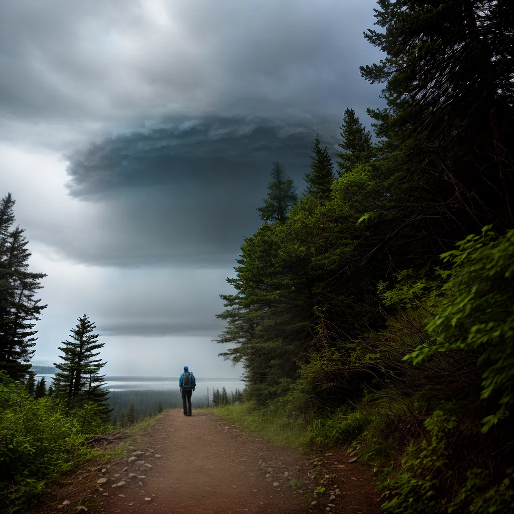 Descubra o Significado de Sonhar com Ventania na Trilha 5 Fotos trilha solitaria tempestade arvores