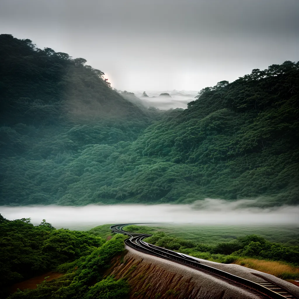 Fotos trilho nevoa aventura caminho