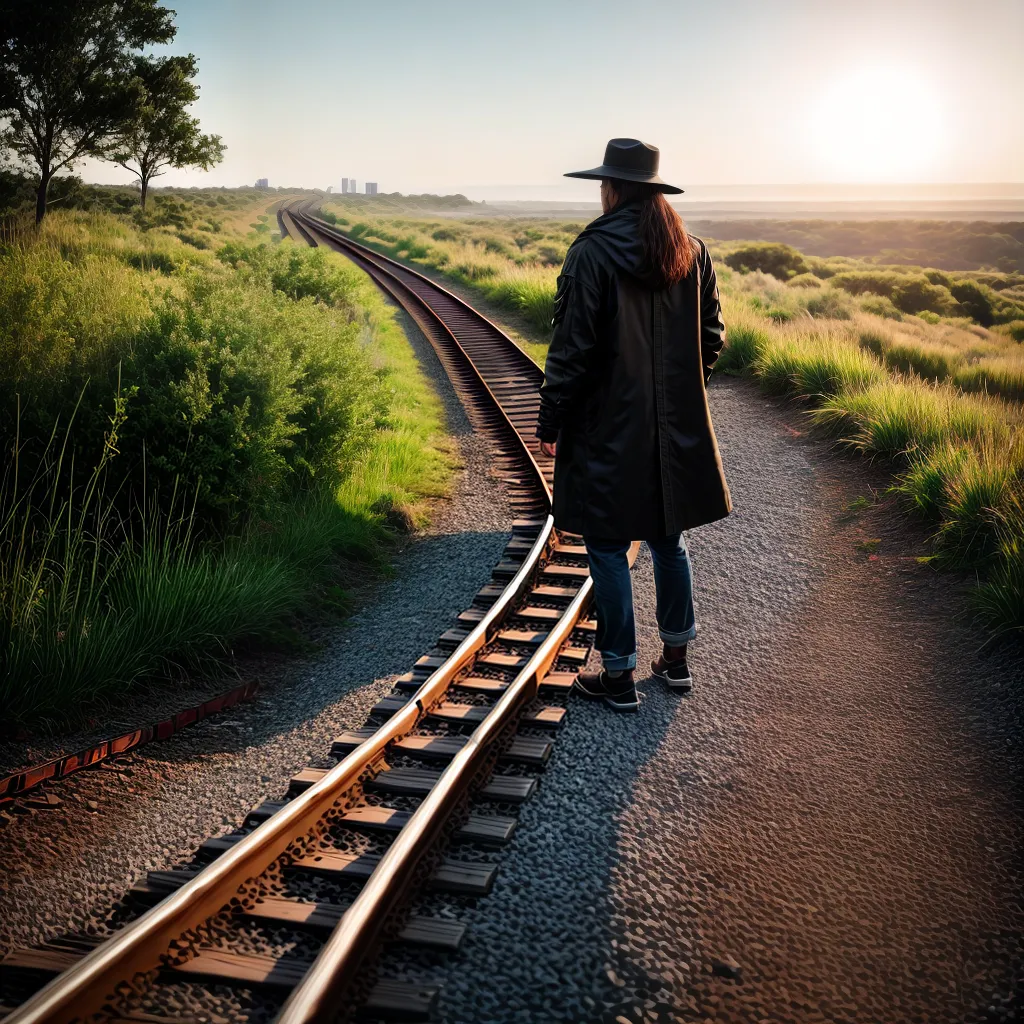 Interpretando sonhos com trilhos: O que significa? 5 Fotos trilhos caminhada direcao progresso