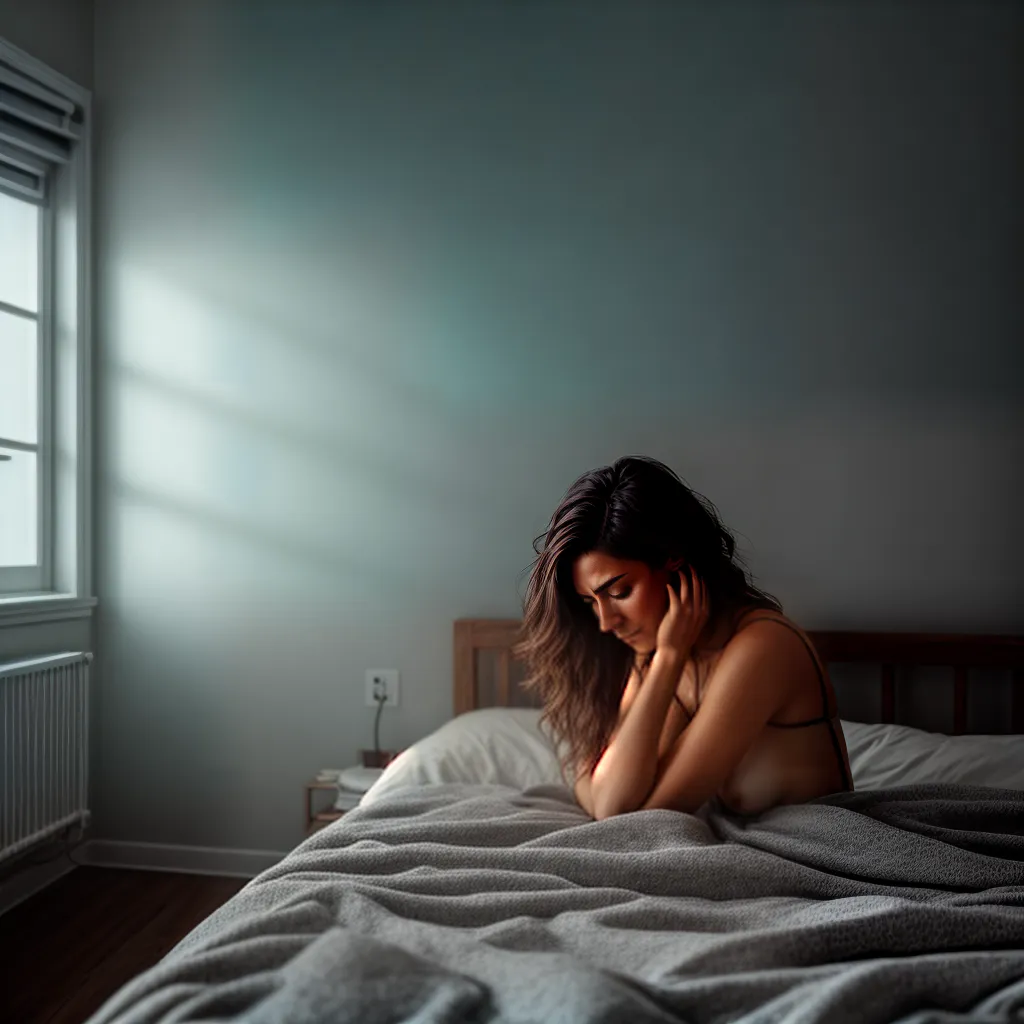 Descubra o Significado de Sonhar com Desespero 6 Fotos tristeza desespero cama sombria