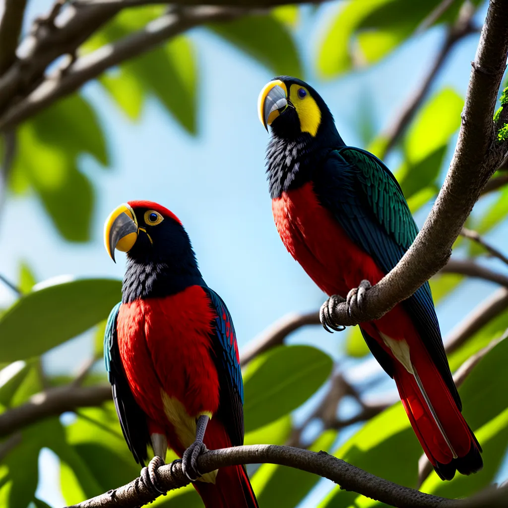 Fotos tucano colorido olhar misterioso natureza