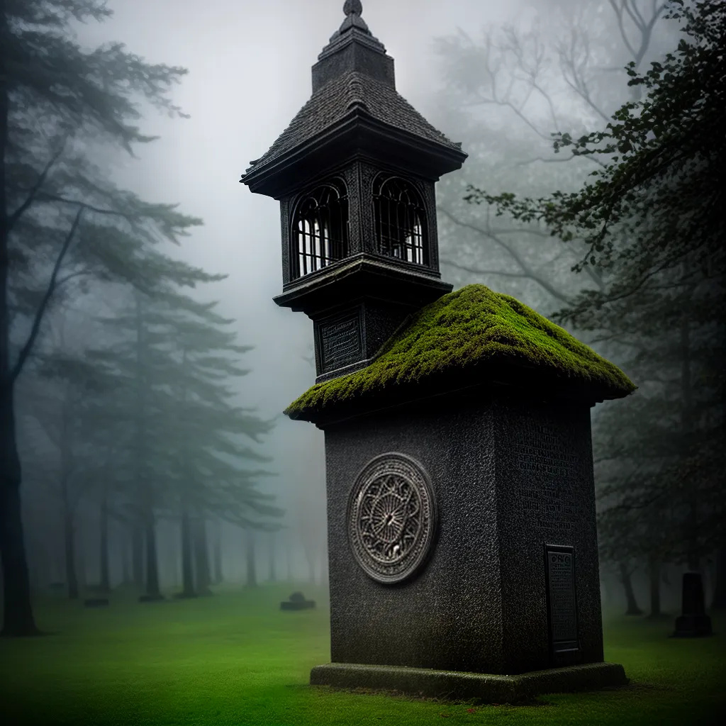 Fotos tumba misteriosa corvo musgo sonho