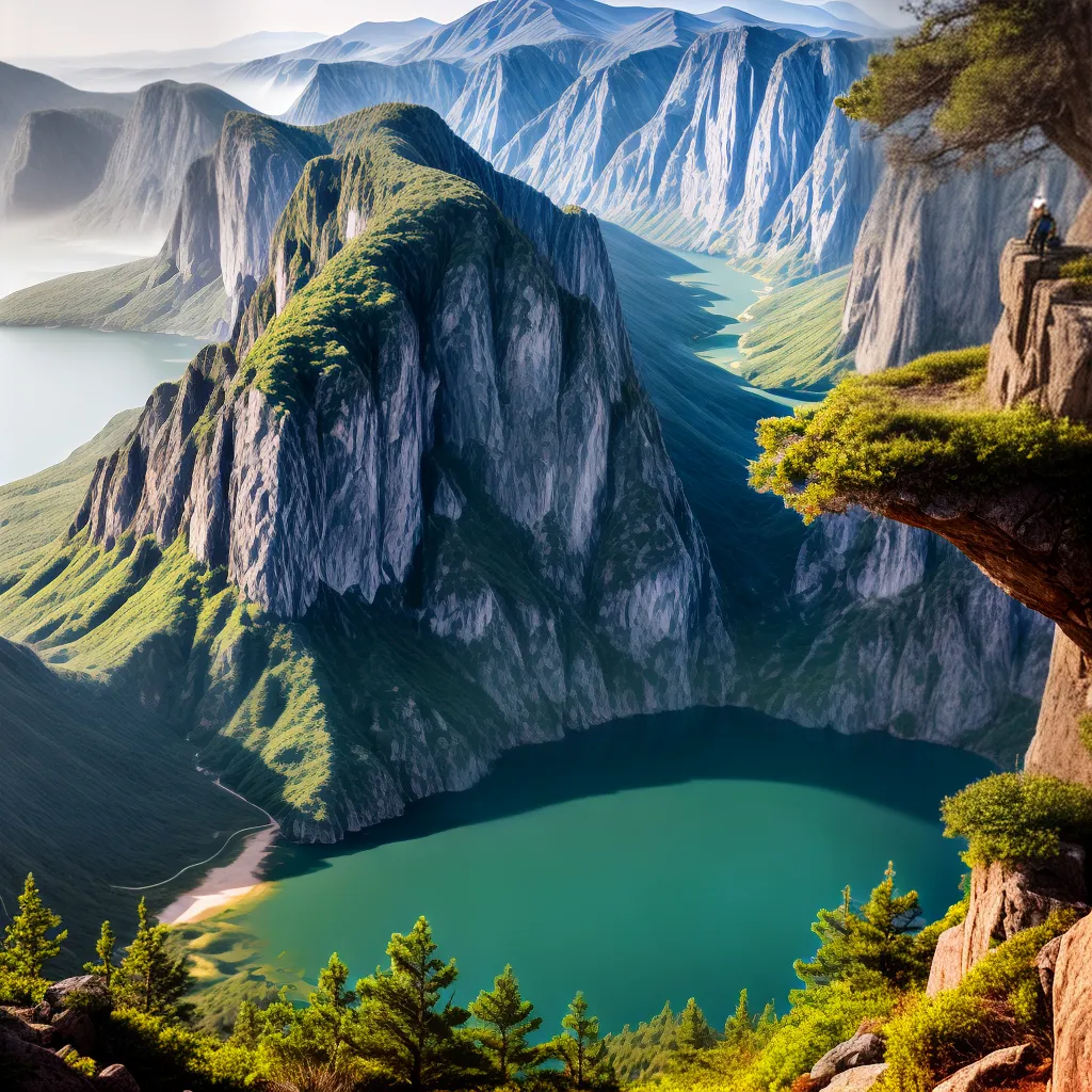 Fotos turismo sustentavel montanha paisagem