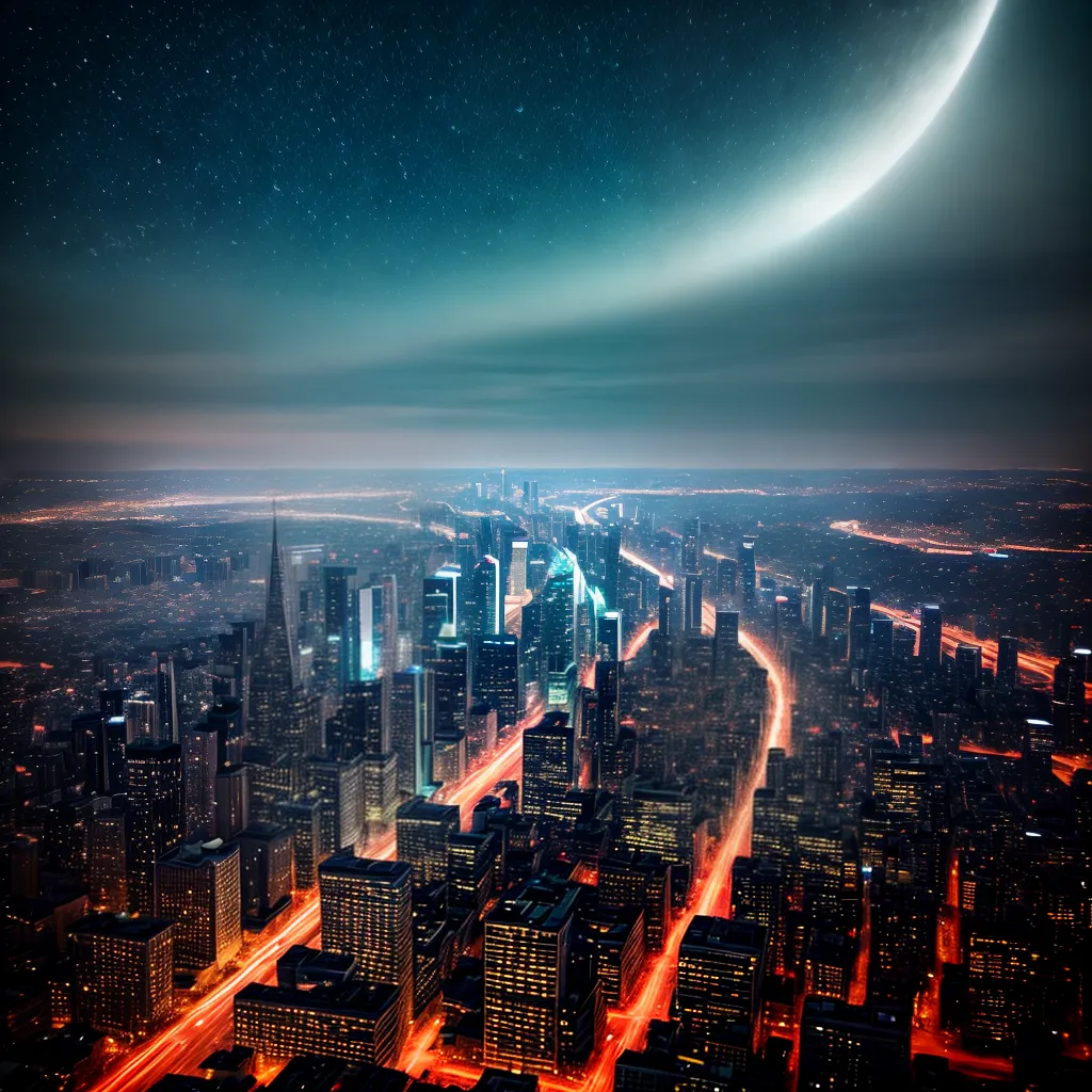 Desvendando o Significado de Sonhar com o Espaço Urbano e Extraterrestres 5 Fotos ufo estrelas cidade misterio 1