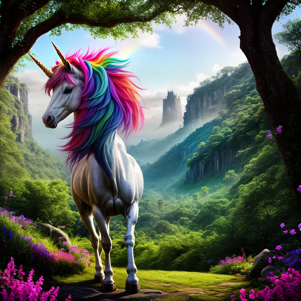 Unicórnio, Sonhos e Magia: O Significado por trás da Lenda 5 Fotos unicornio arcoiris magia castelo