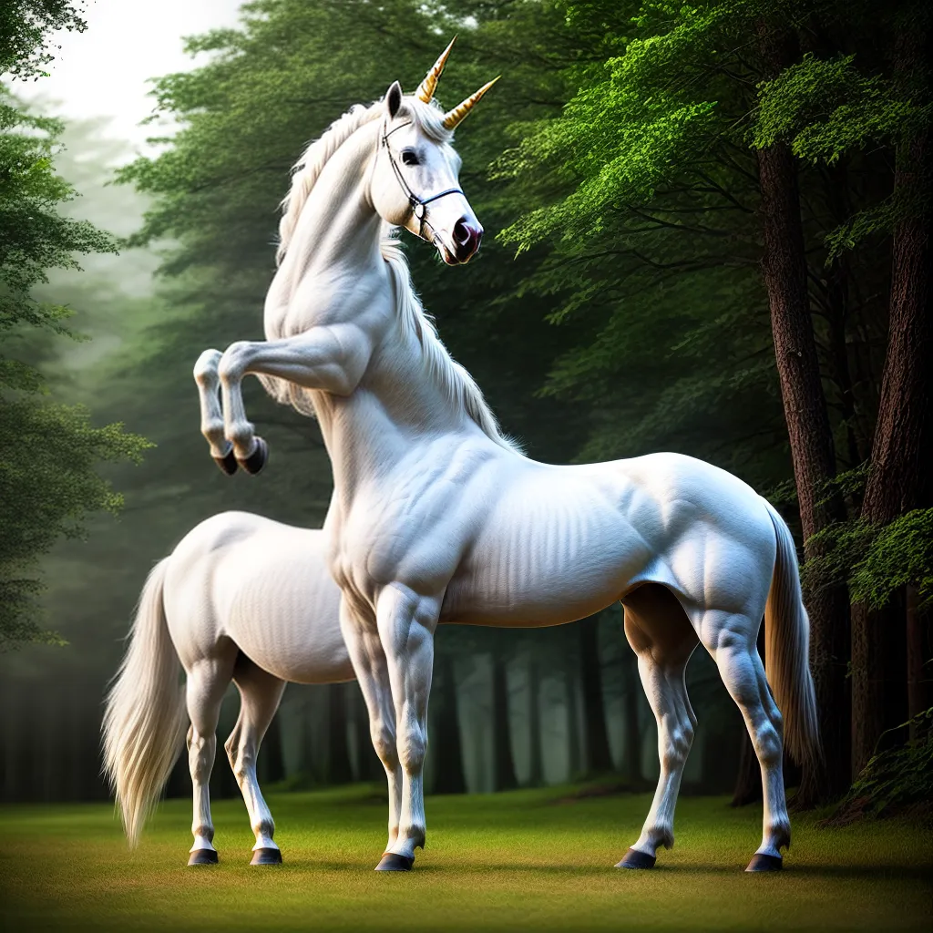 Unicórnio Branco: O Significado por Trás do Sonho 3 Fotos unicornio branco floresta magia