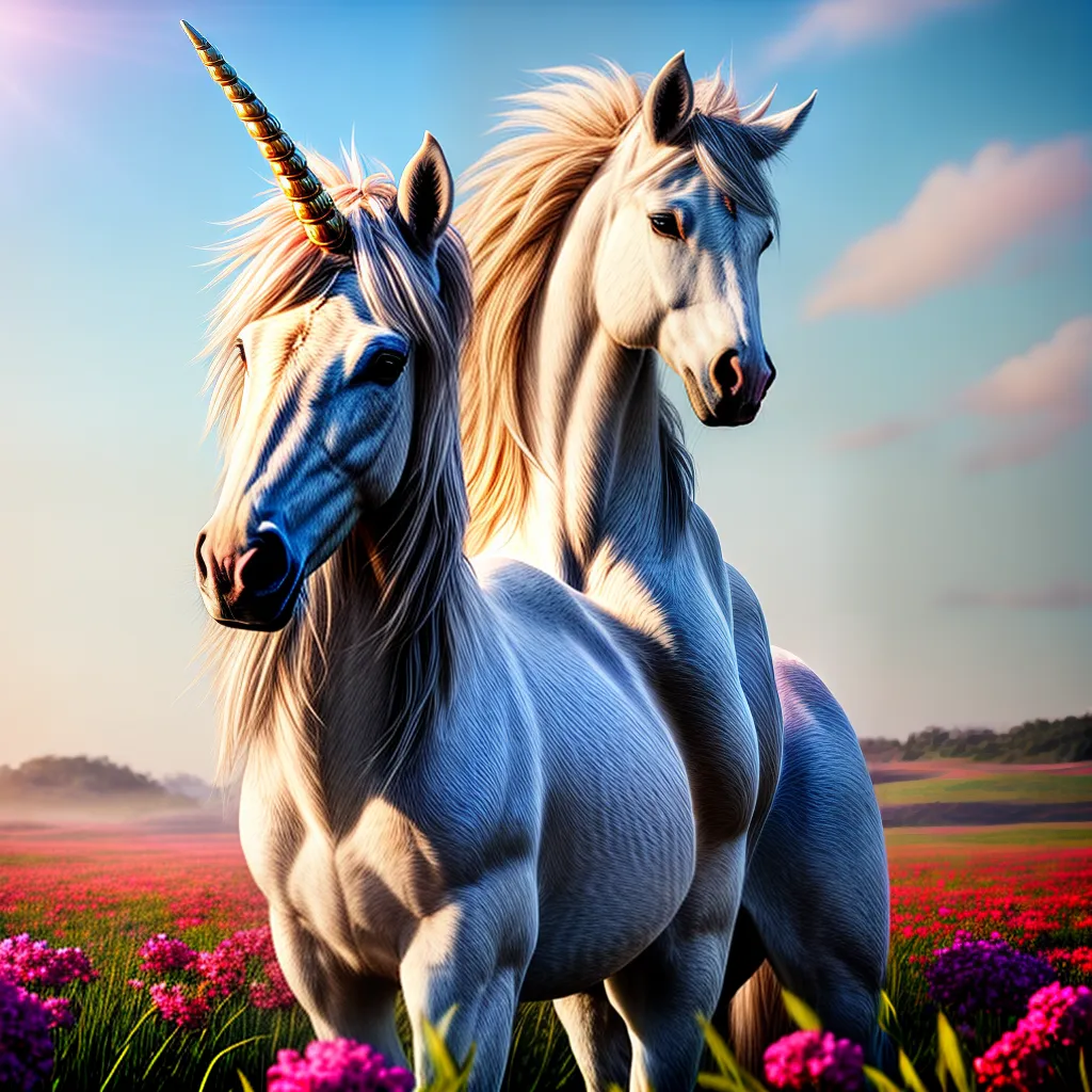 Unicórnio: O que significa sonhar com essa criatura mítica? 3 Fotos unicornio campo flores arcoiris sonho