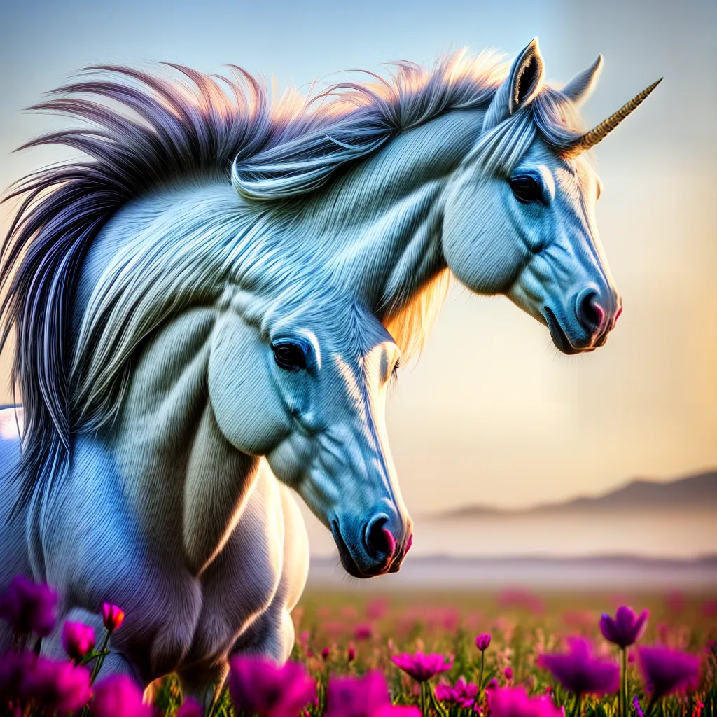 O despertar do Mito: o Significado de Sonhar com Unicórnio 5 Fotos unicornio campo flores brilho magia 1
