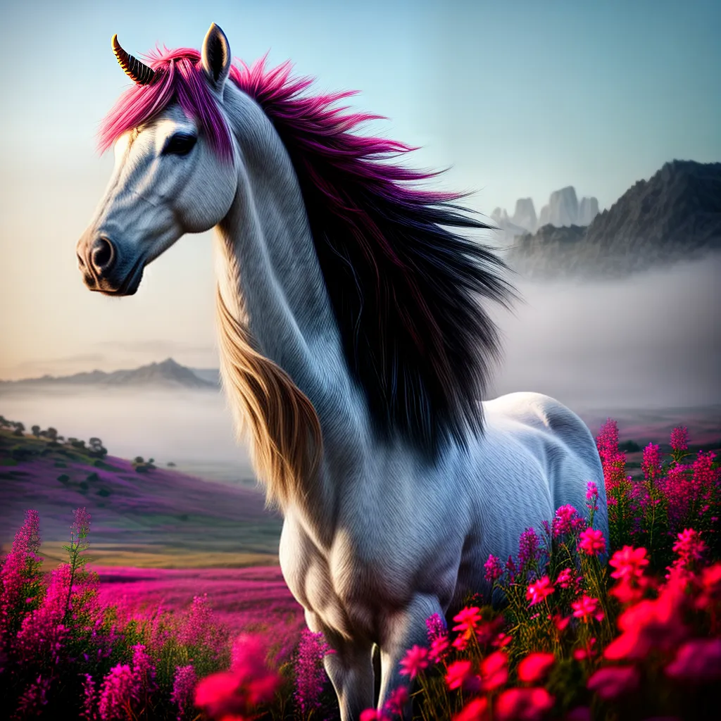 Cavalinho Voador: O Que Significa Sonhar com Um Unicórnio? 5 Fotos unicornio campo flores magia 13