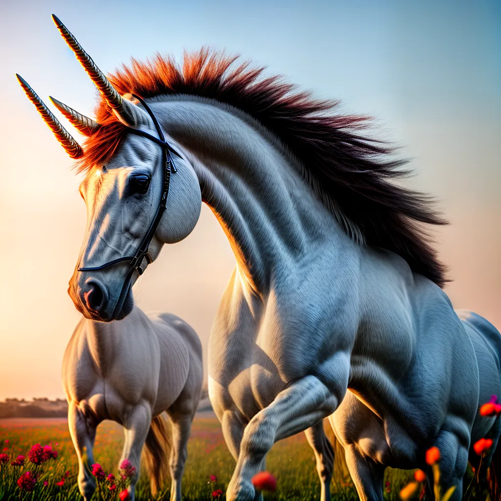 O Significado de Sonhar com Unicórnios 4 Fotos unicornio campo flores magia 20