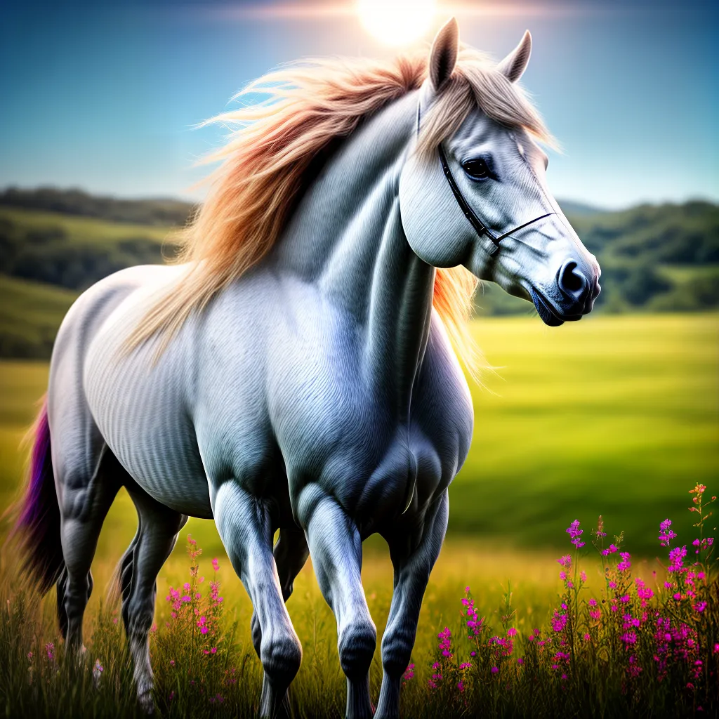 O despertar do Mito: o Significado de Sonhar com Unicórnio 4 Fotos unicornio campo flores magia pureza