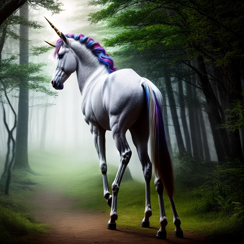 Desvendando o Simbolismo do Unicórnio nos Sonhos 5 Fotos unicornio floresta magica estrelas