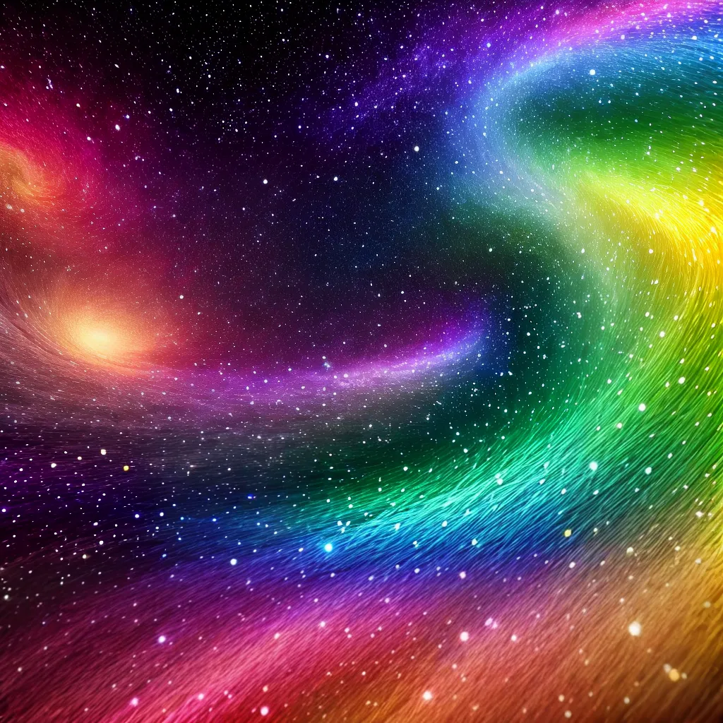 Fotos universo colorido flores sonhos