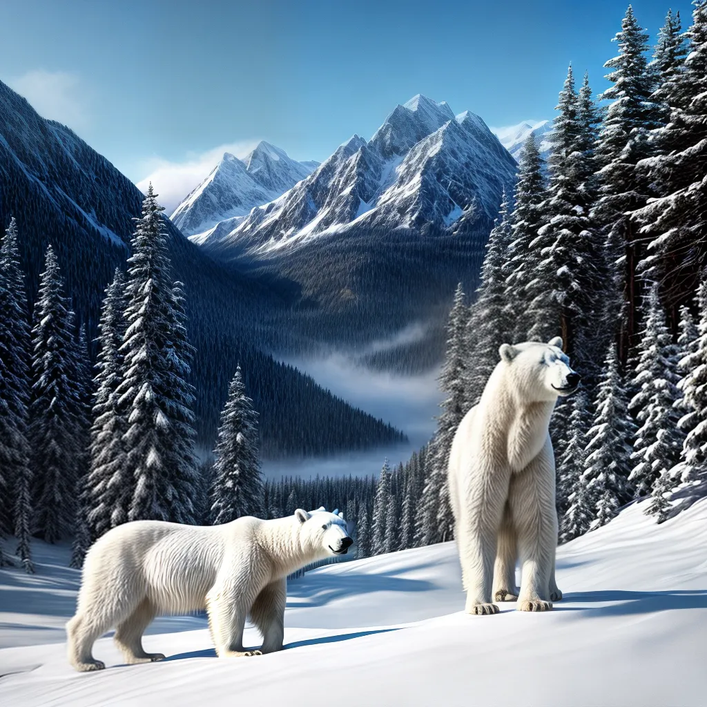 Expedição na Neve: O Significado de Sonhar com Urso Branco 5 Fotos urso polar neve poderoso