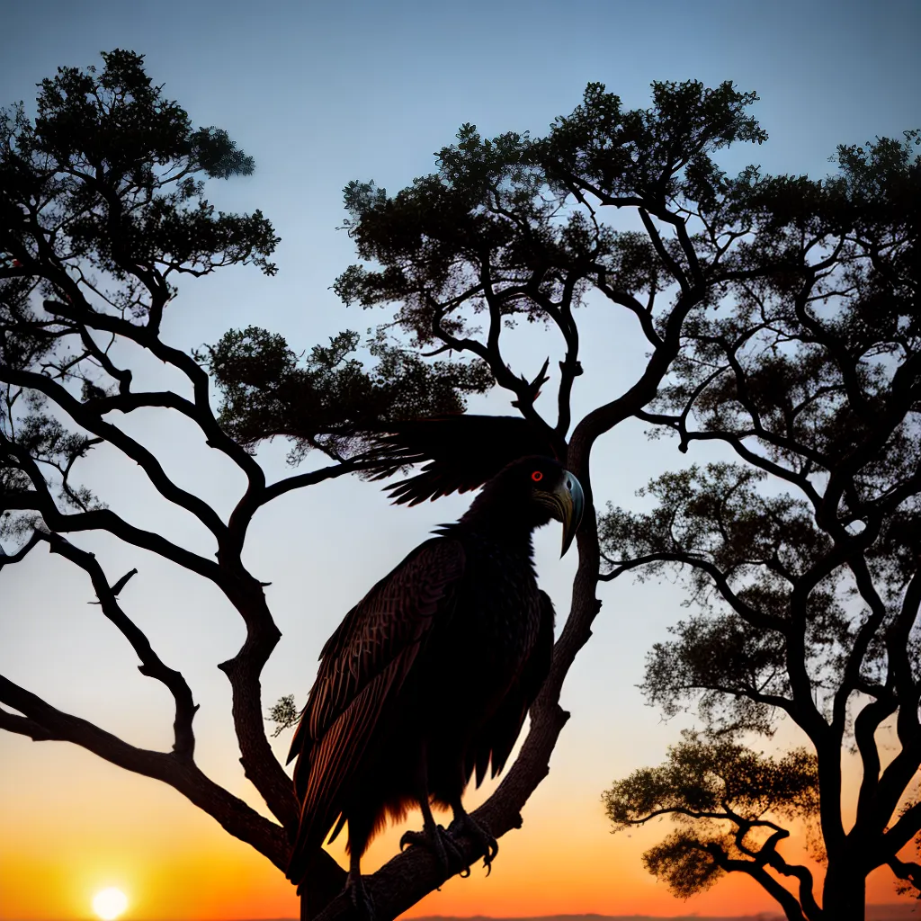 Fotos urubu por do sol morte transformacao
