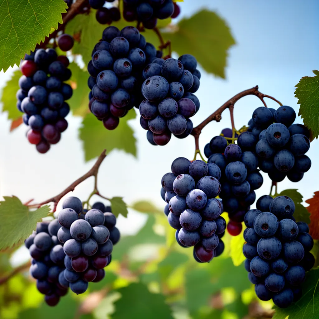 Descubra o Significado de Sonhar com Uvas Maduras 2 Fotos uva rica folhas verdes prosperidade