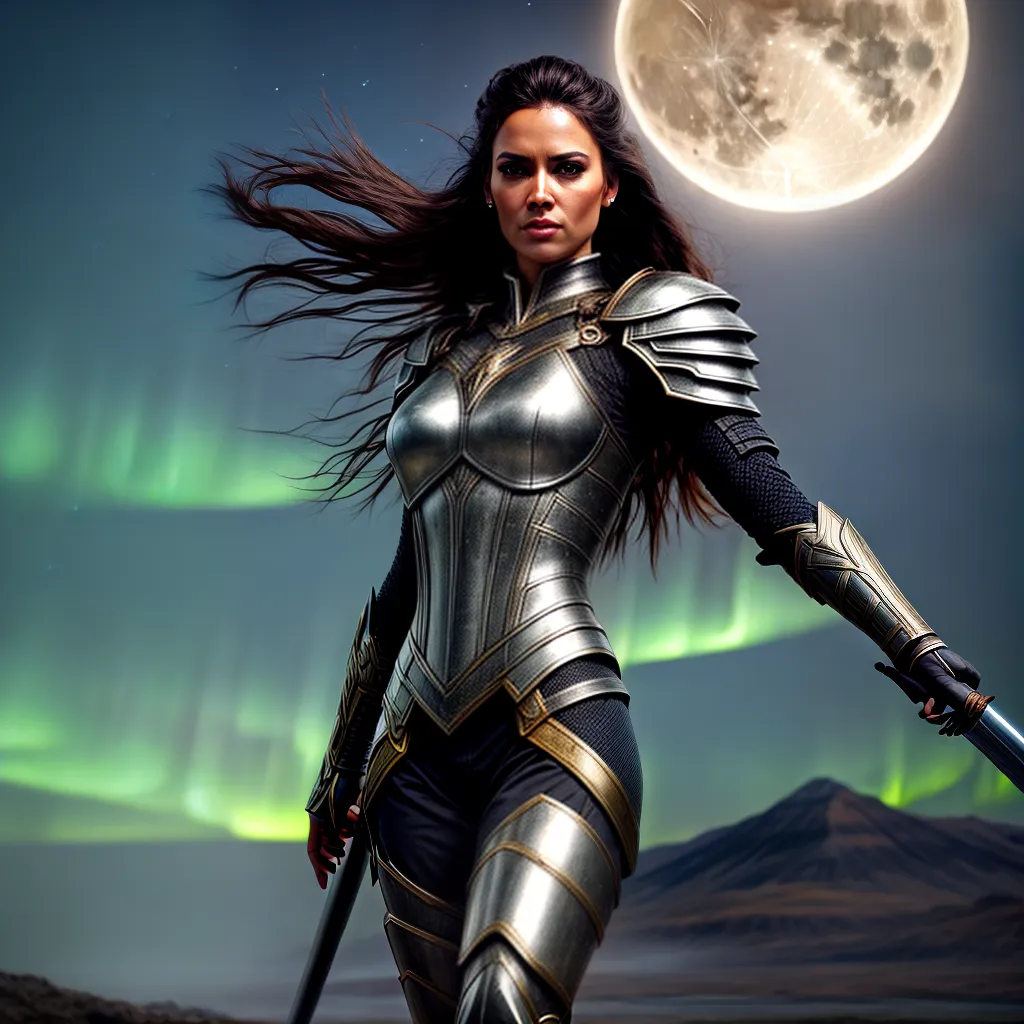 Desvendando o Significado de Sonhar com Valquírias e Deusas Guerreiras 4 Fotos valquiria guerra lua aurora