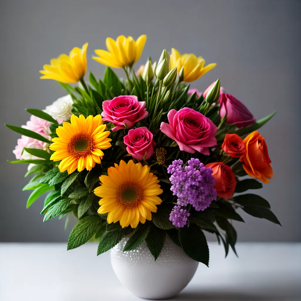 Vaso: Sonhar com vasos cheios de flores indica felicidade no amor e na família. 4 Fotos vaso flores coloridas amor familia