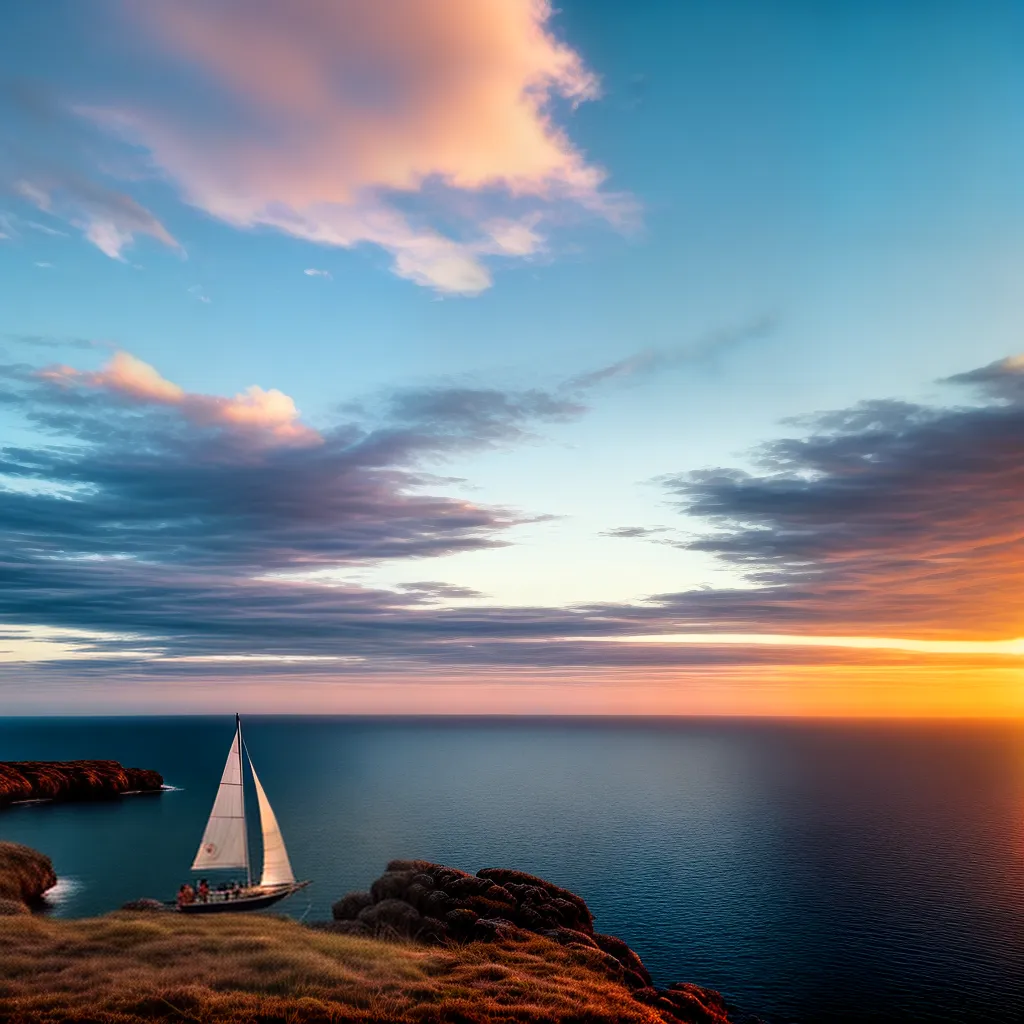Sonhos com Barcos: Significados, interpretações e simbolismos. 3 Fotos veleiro paz mar por do sol