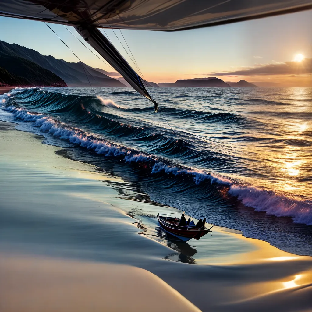 Desvendando a Ambição: O Significado de Sonhar com Passeios de Barco 4 Fotos veleiro por do sol ambicao mar
