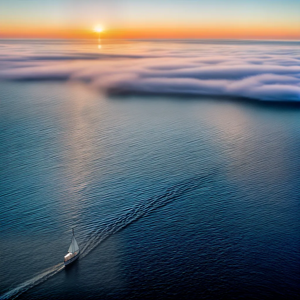 Sonhos com Barcos: Significado e Interpretação na Simbologia Marítima 6 Fotos veleiro por do sol jornada sonhos 3