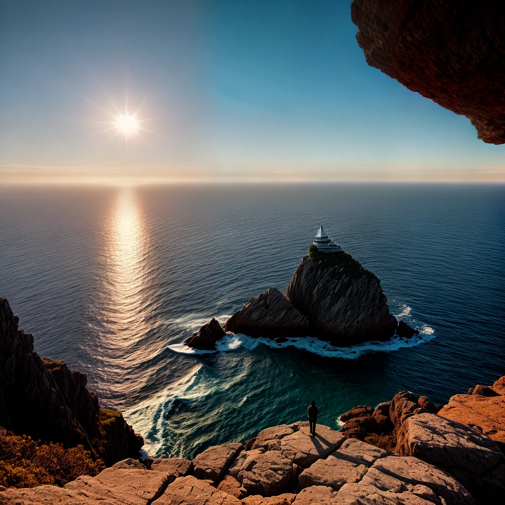 Mar Profundo dos Sonhos: Interpretando Viagens em Alto Mar. 2 Fotos veleiro por do sol jornada sonhos