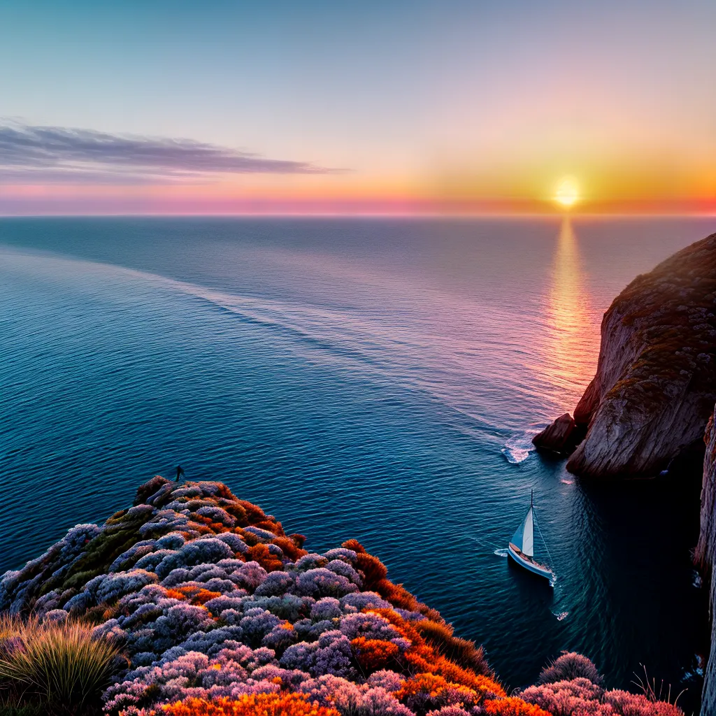 Navegando pelos Sonhos: Descubra o Significado de Embarcação 2 Fotos veleiro por do sol mar tranquilo