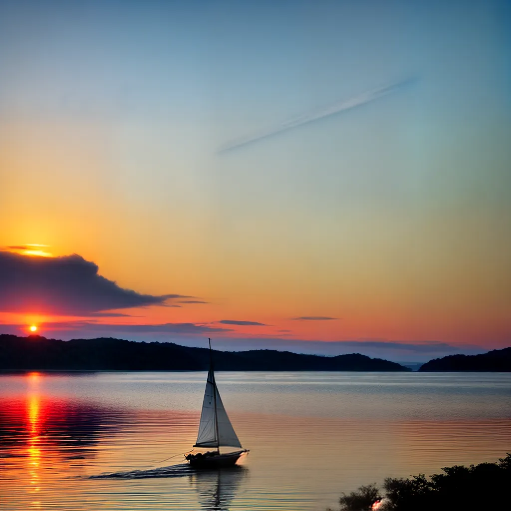 Fotos veleiro por do sol sonhos 1