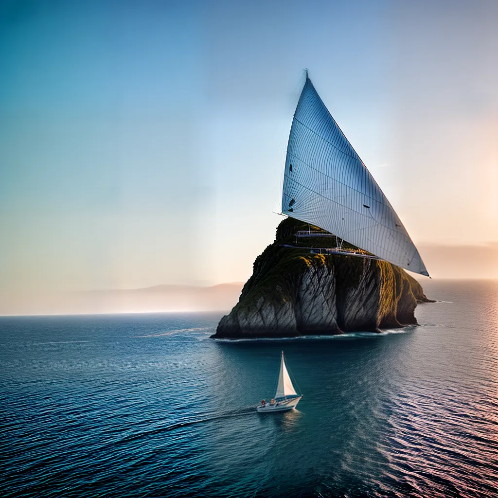 Fotos veleiro sonho mar azul