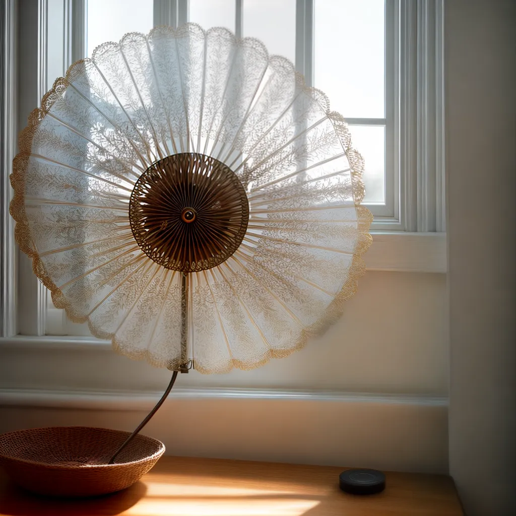 Fotos ventilador vintage janela verao