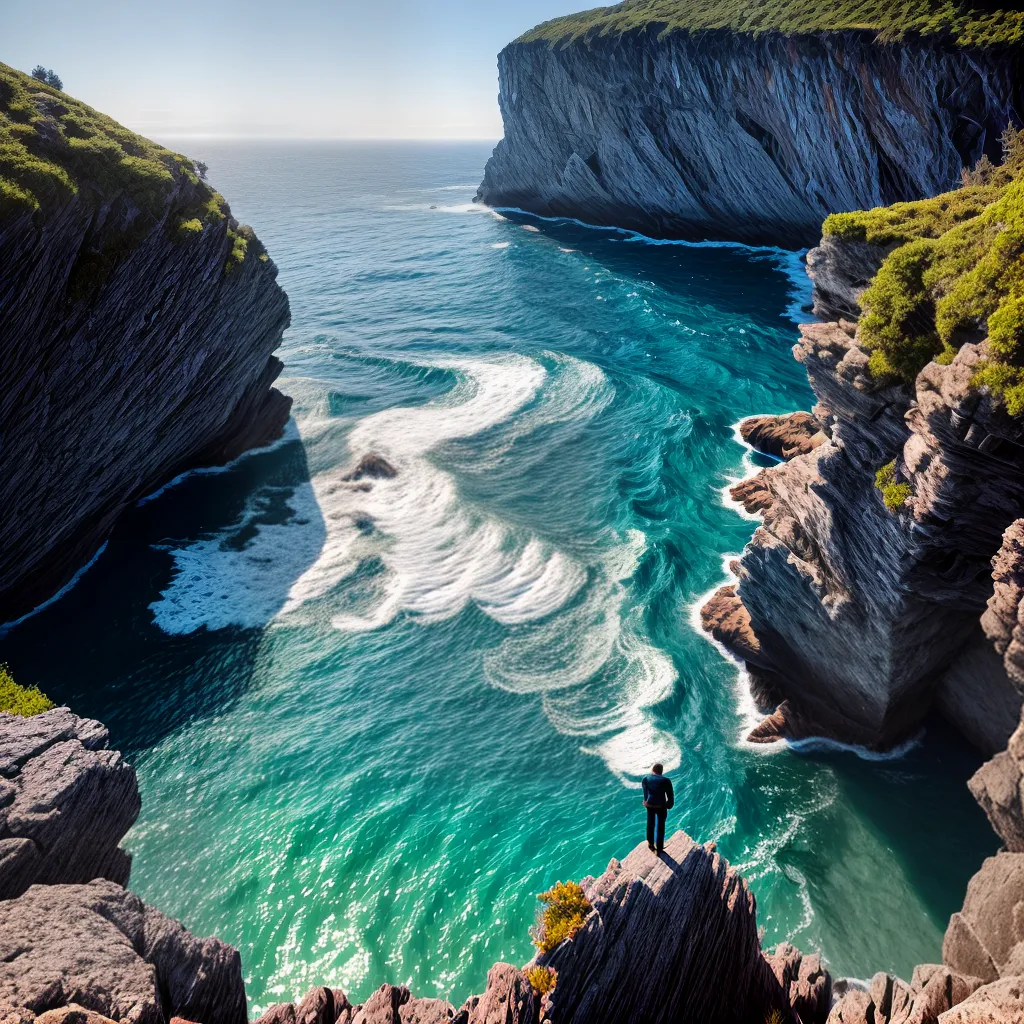 Desvendando o Significado de Sonhar com Vertigem no Oceano 2 Fotos vertigem oceano rocha estabilidade