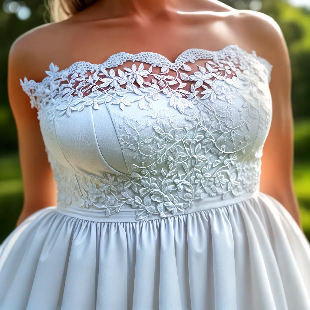 Fotos vestido branco campo flores pureza