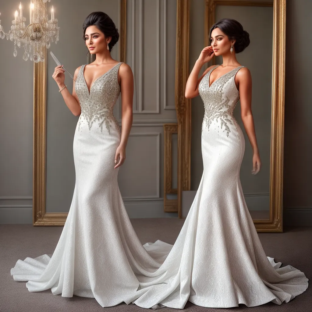 Fotos vestido luxo espelho confianca