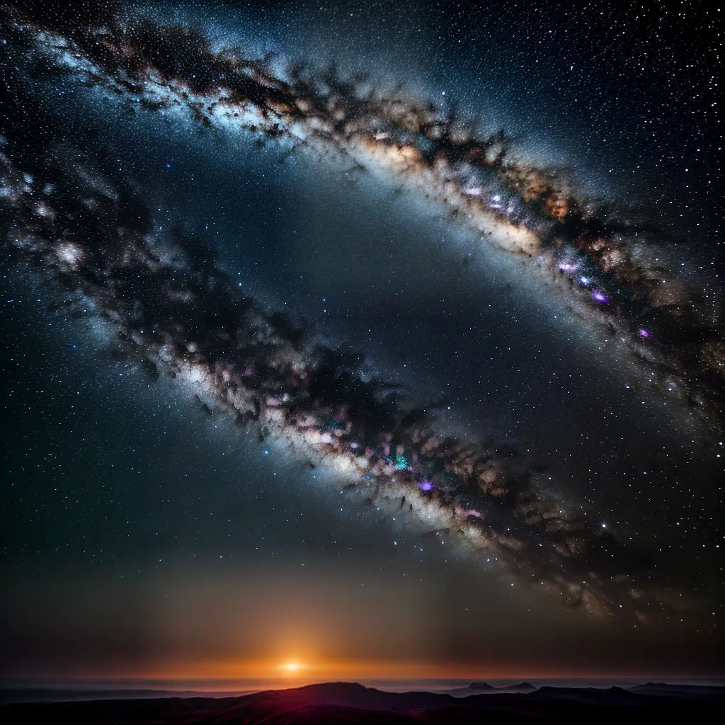 4. Galáxia e Universo: Sonhar com o cosmos pode ter um significado profundo 3 Fotos via lactea estrelas galaxia universo